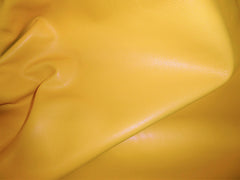 Cowhide top grain leather "Lemon Yellow" 2.5 oz / 1 mm E2885-16